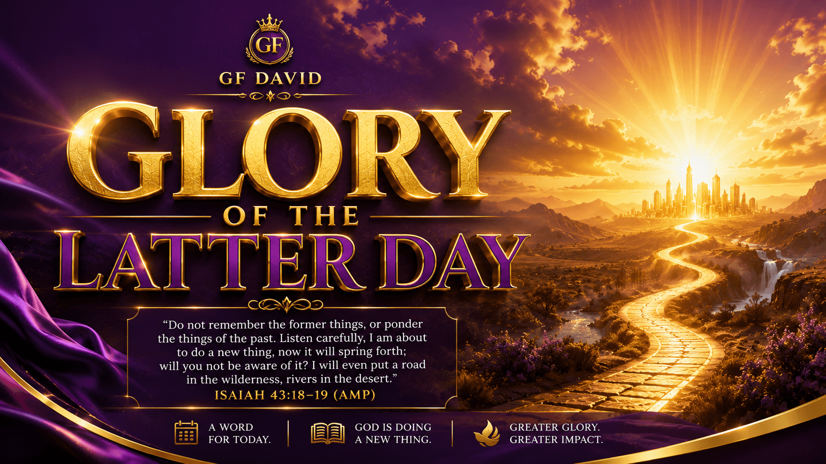 Glory of the Latter Day